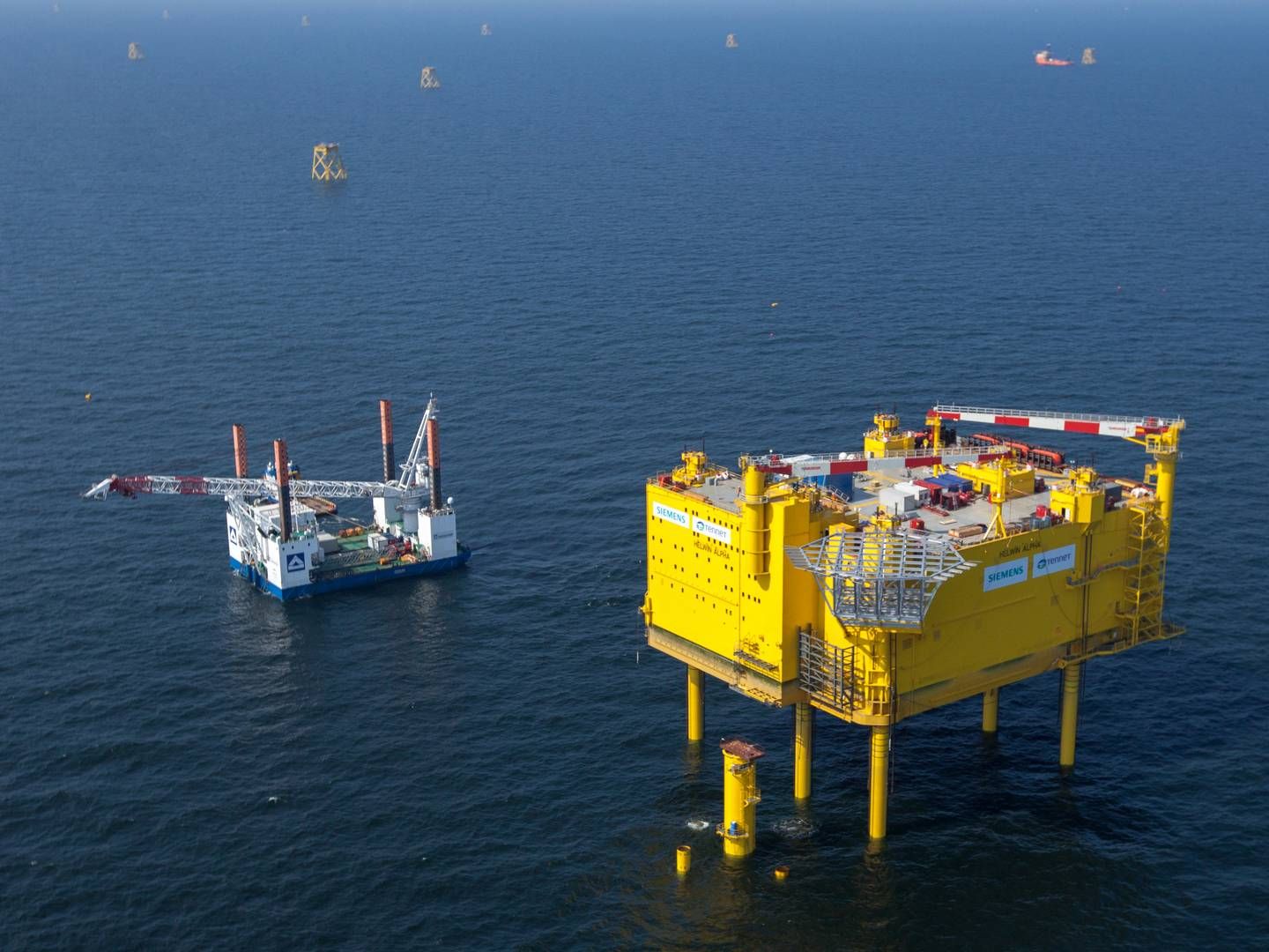 Siemens installerede platformen til Helwin1 i Nordsøen sidste år. | Foto: Siemens