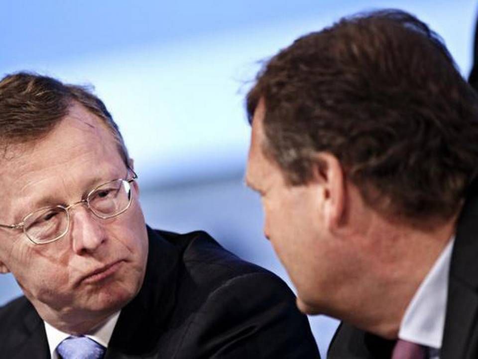 Nils Smedegaard Andersen og formand Michael Pram Rasmussen | Foto: Jens Dresling, Polfoto