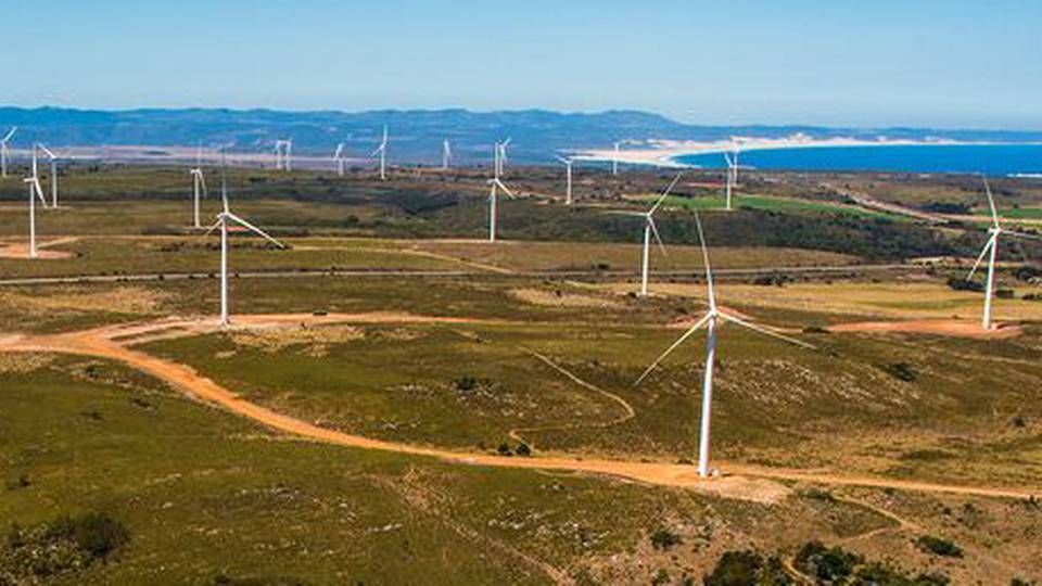 Jeffreys Bay i Sydafrika på 138 MW er Sydafrikas største vindmøllepark. | Foto: Mainstream Renewable Power