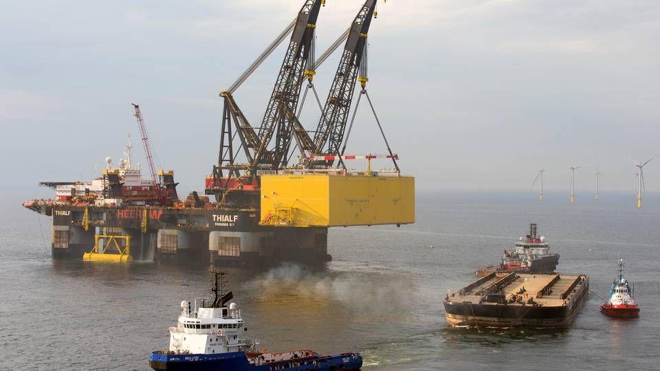 Fartøjet Thialp stod for installationen af Helwin2, som netop er blevet klar.
