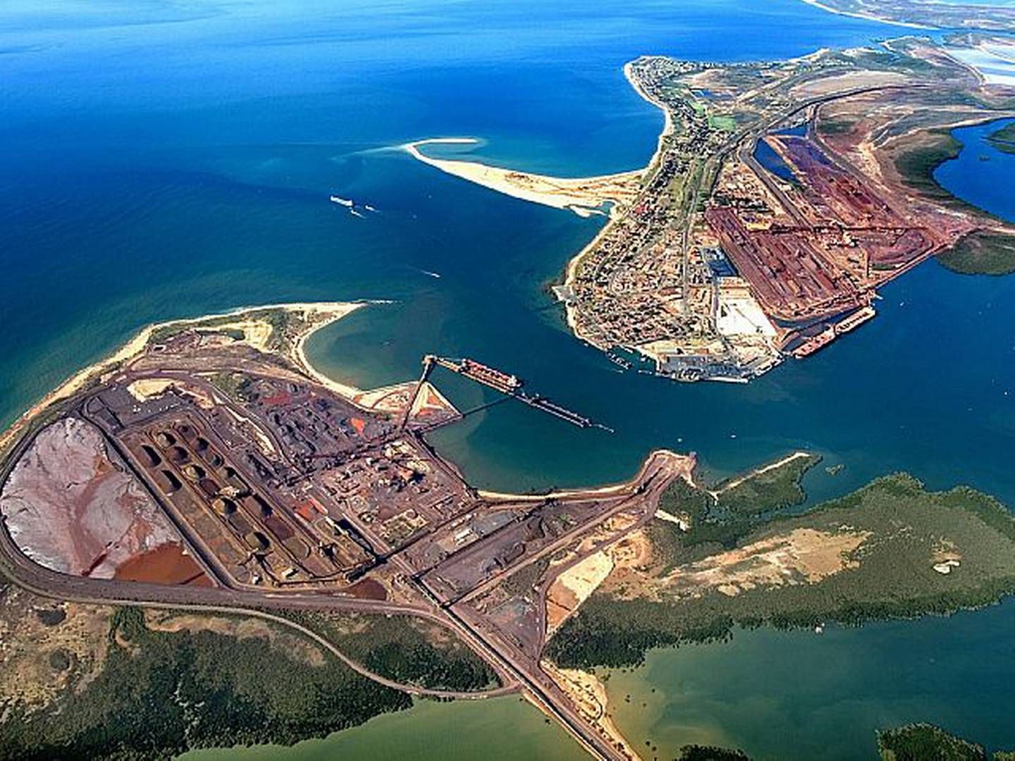 Jernmalmsminer i Australien ejet af konkurrenten BHP Billition Fortescue