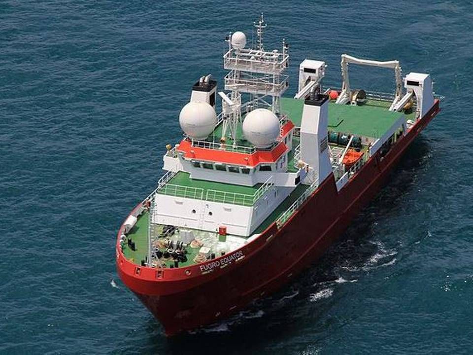 Fartøjet Fugro Equator har allerede været i gang med at lede efter MH370 i et stykke tid.