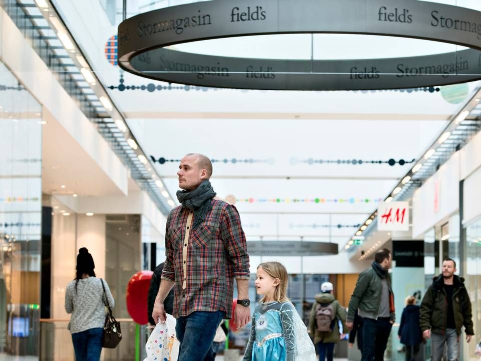 Kunderne, her i indkøbscentret Field's, vil møde Intersport oftere i butiksbilledet, forudser kædens næstformand. | Foto: Lars Krabbe/Polfoto