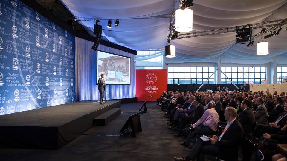 Maersk CEO Nils Smedegaard Andersen speaking at Danish Maritime Forum 2014. | Photo: Danish Maritime Forum