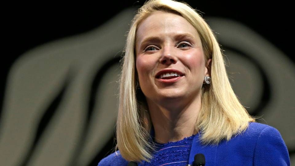 Efter en længerevarende salgsproces bekræfter Yahoo salget af selskabet med topchef Marissa Meyer i spidsen. | Foto: Julie Jacobson/Polfoto/AP/Arkiv