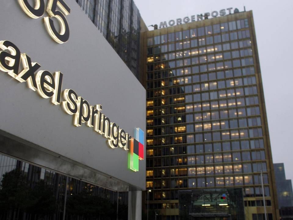 Axel Springer er med i gruppen af tyske udgivere, der kæmper mod Google. | Foto: Markus Schreiber/AP/Polfoto/Arkiv
