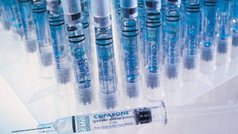 Det storsælgende sklerosemiddel Copaxone vil blive presset af kopier. | Foto: Teva/ PR
