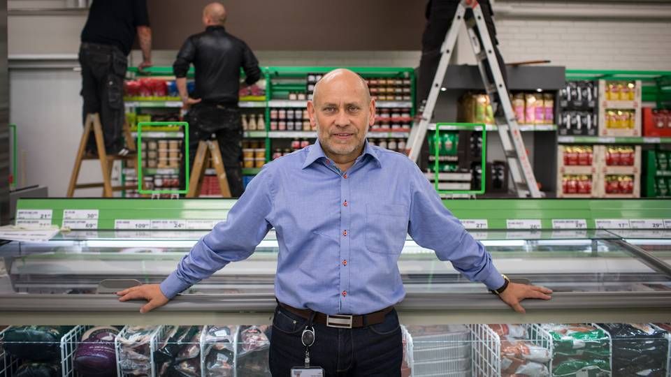 Carsten Hansen, kædedirektør, Kiwi, beklager lukningen af de 13 butikker, der ligger i Jylland og på Fyn. | Foto: /ritzau/Thomas Emil Sørensen