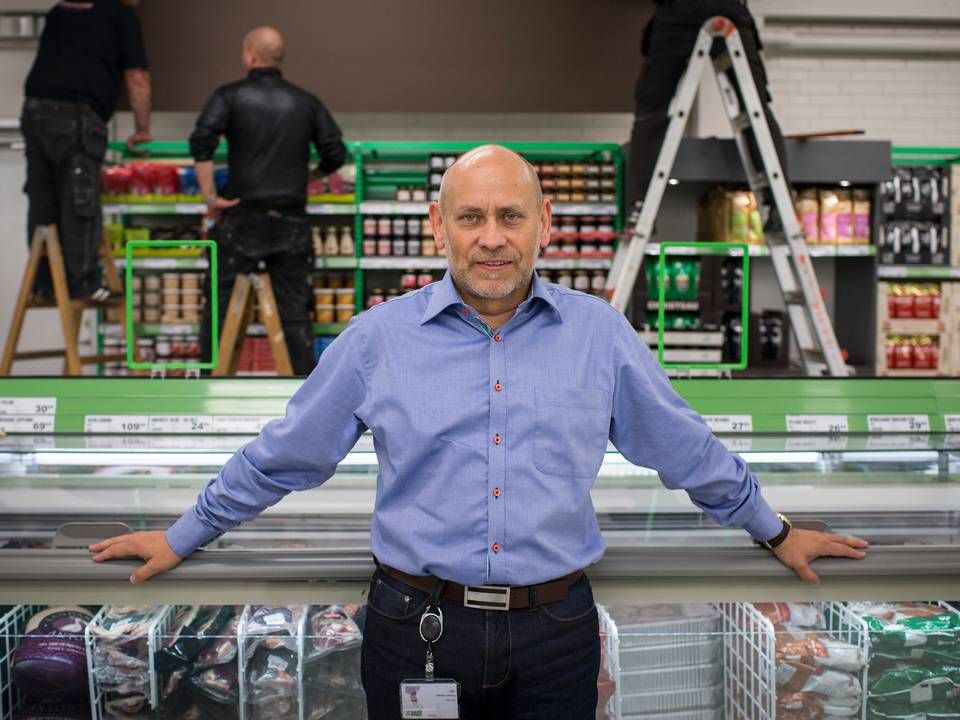 Carsten Hansen, kædedirektør, Kiwi, beklager lukningen af de 13 butikker, der ligger i Jylland og på Fyn. | Foto: /ritzau/Thomas Emil Sørensen