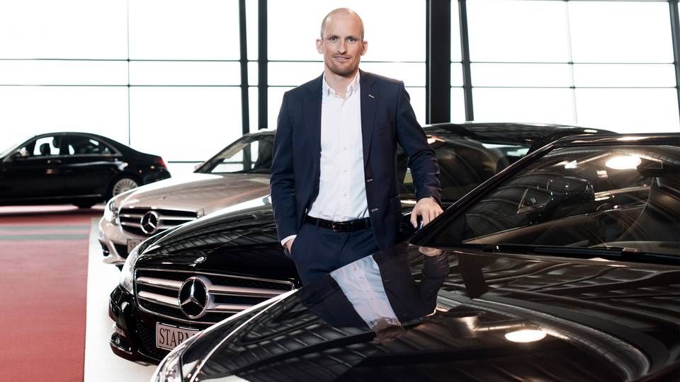 Mikkel Westergaard startede i Mercedes-Benz Starmark for 12 år siden. I dag er adm. direktør. | Foto: PR/Mercedes Benz Starmark