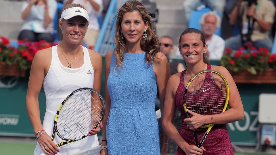 Irske Shire har indgået et samarbejde med den tidligere tennisstjerne Monica Seles (midten). | Foto: AP/POLFOTO/arkiv