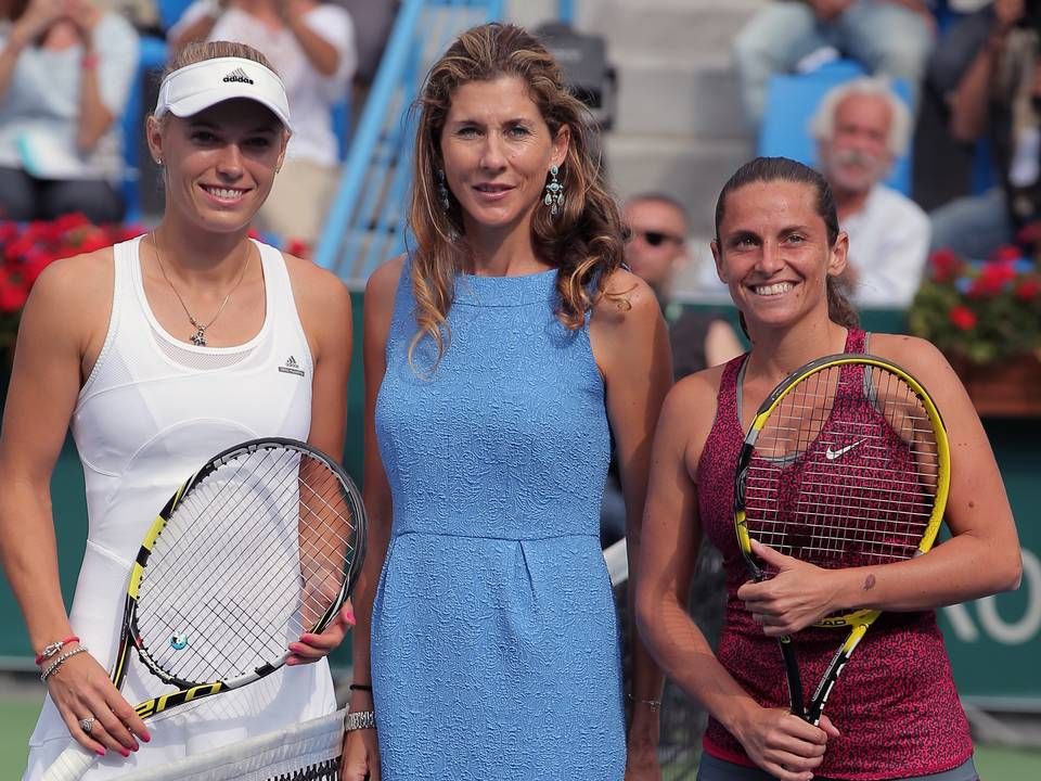 Irske Shire har indgået et samarbejde med den tidligere tennisstjerne Monica Seles (midten). | Foto: AP/POLFOTO/arkiv