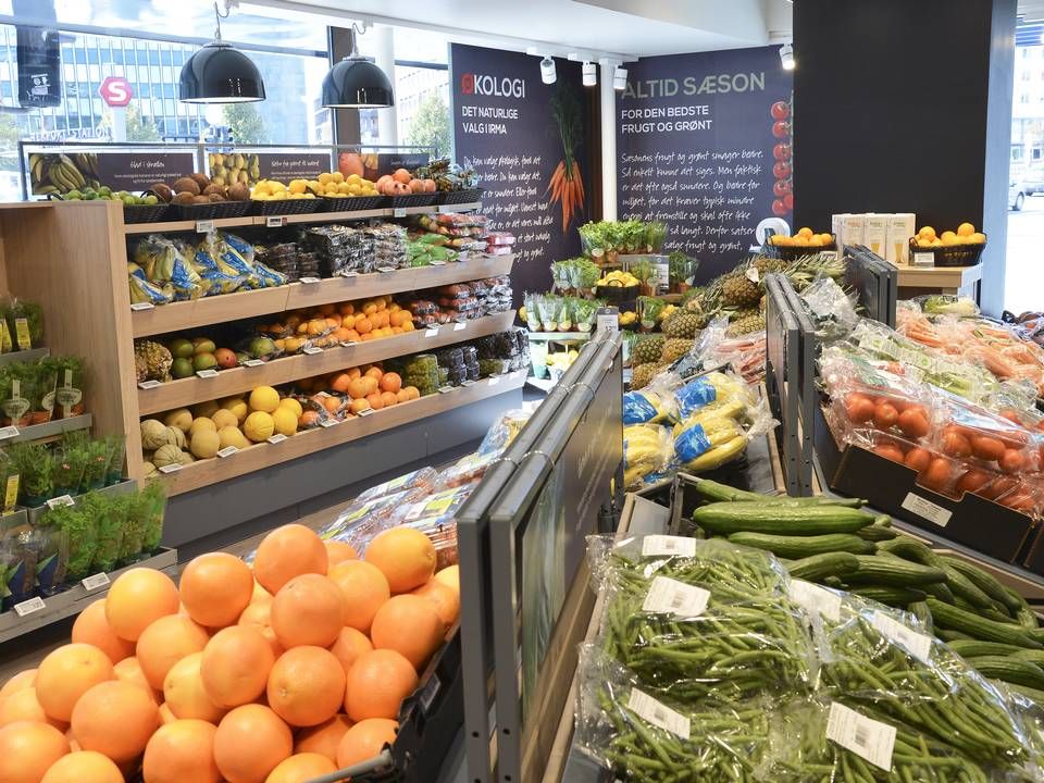 Irma lancerede i august 'fremtidens fødevarebutik' på Axelborg i København. Her er der bl.a. en stort grøntafdeling med sæsonbestemte varer. | Foto: Mik Eskestad/Polfoto/Arkiv