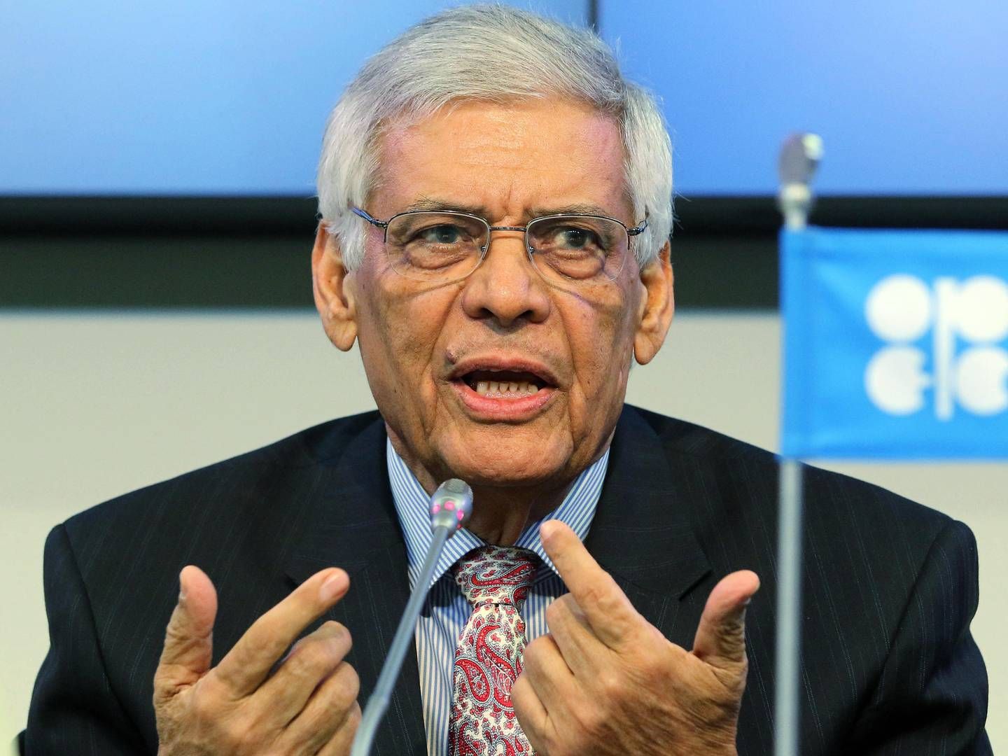 Opec's generalsekretær Abdalla El-Badri. | Foto: Ronald Zak/AP/POLFOTO/arkiv