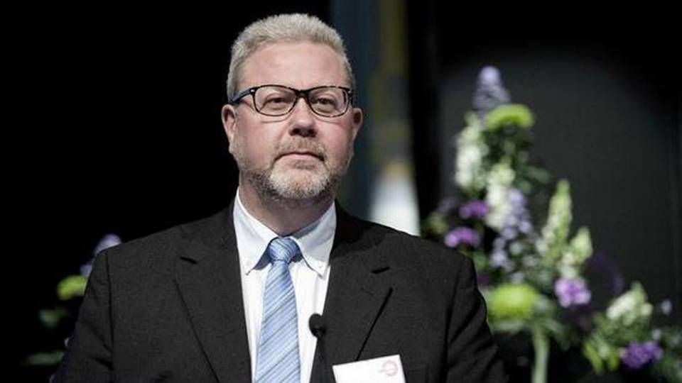 Claus E. Petersen, adm. direktør for Den Jyske Sparekasse. | Foto: Ritzau Scanpix/ANDREASEN CARSTEN