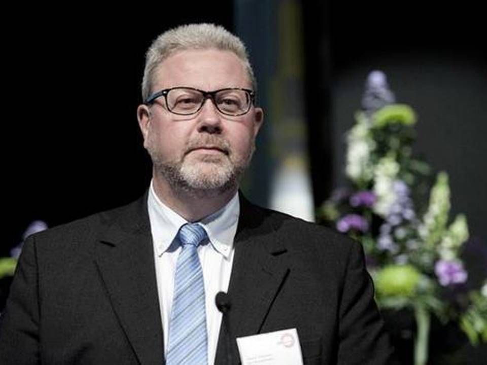 Claus E. Petersen, adm. direktør for Den Jyske Sparekasse. | Foto: Ritzau Scanpix/ANDREASEN CARSTEN