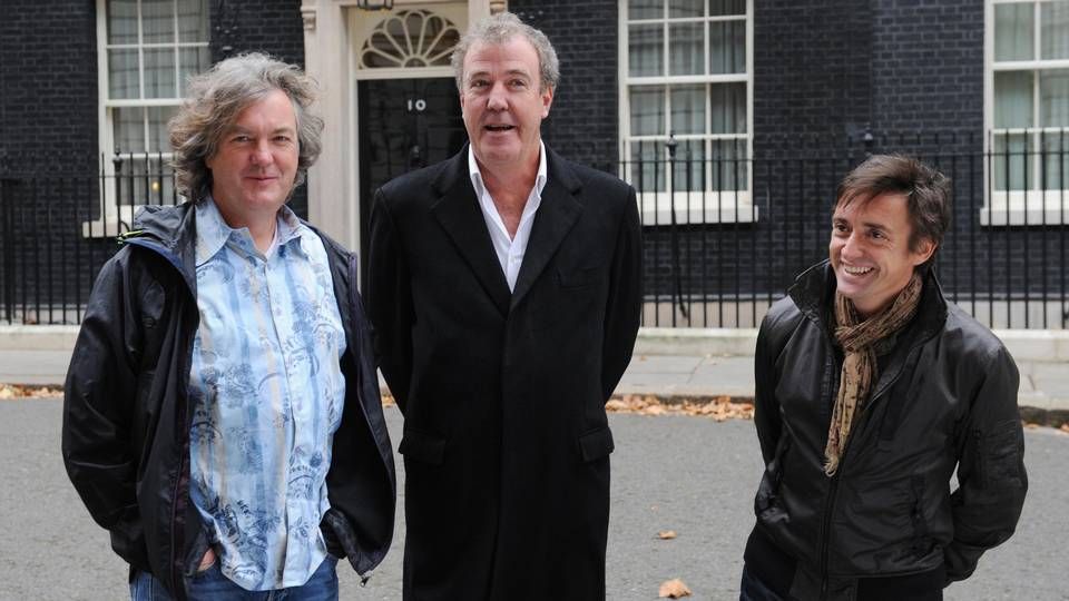 Jeremy Clarkson med sine to medværter Richard Hammond og James May | Foto: Stefan Rousseau/AP/Polfoto/Arkiv