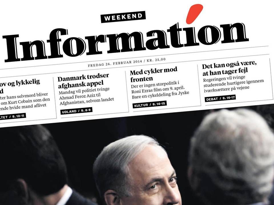 For få uger siden valgte Information at samle salget af print- og onlineannoncer hos Frontmedia.