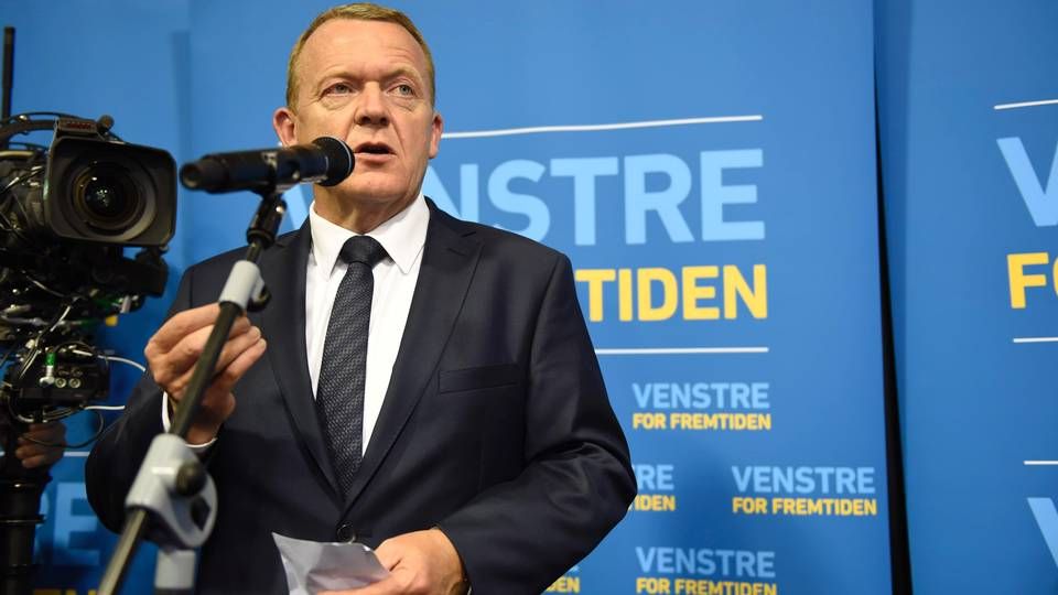Venstres formand Lars Løkke Rasmussen (V) bliver formentlig statsminister trods et dårligt valgresultat. | Foto: Joachim Ladefoged/Polfoto/Arkiv