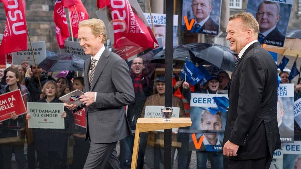 TV 2 holdt ved valget i 2015 debat mellem statsministerkandidaterne ud over partilederrunder | Foto: TV 2