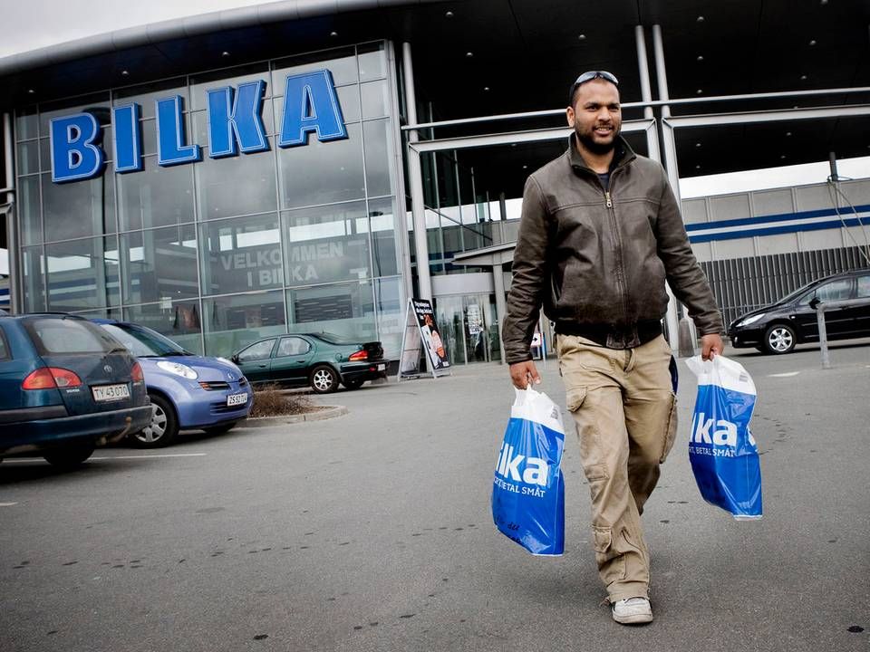 Bilka i Tilst er et af de største danske hypermarkeder. Det er bygget før den nuværende planlov trådte i kraft, der forbød at bygge supermarkeder på over 3500 kvadratmeter. | Foto: Casper Dalhoff/Jyllands-Posten