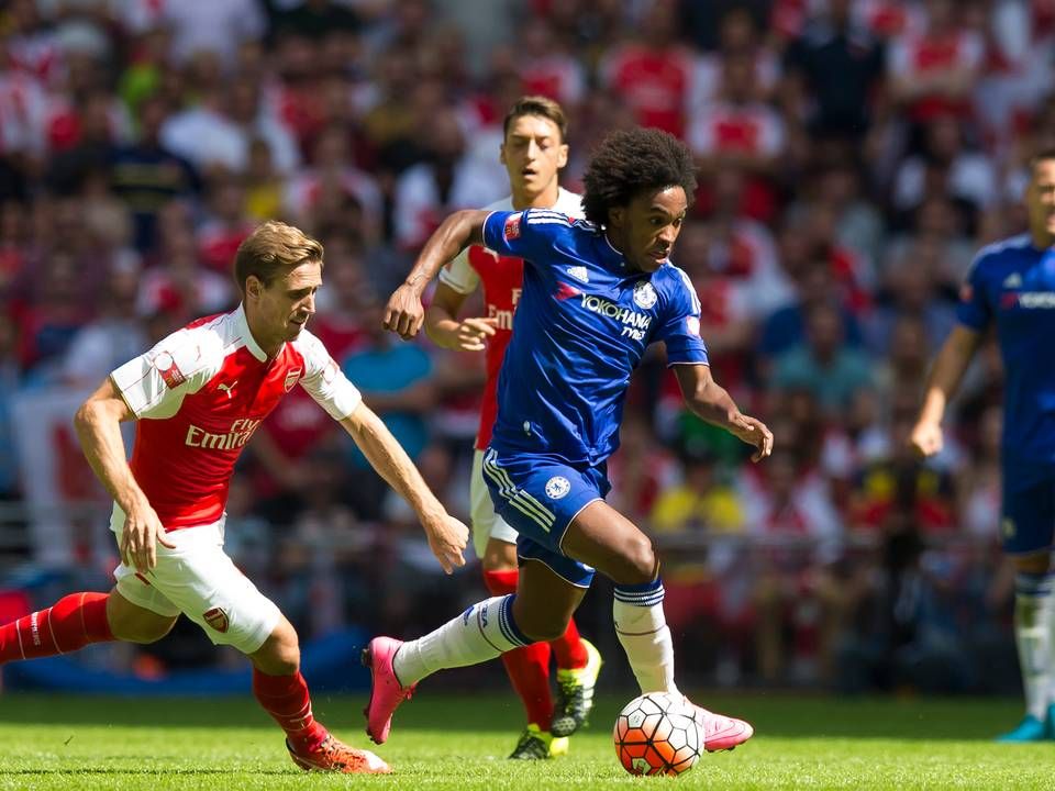 Arsenal og Chelsea mødtes i går i årets første betydende kamp i England. | Foto: Jon Super/AP/Polfoto