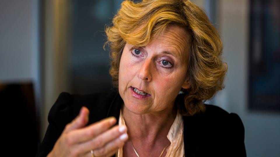 I sin egenskab som formand for public service-udvalget var Connie Hedegaard moderator ved temamødet. | Foto: Simon Fals/Polfoto/Arkiv