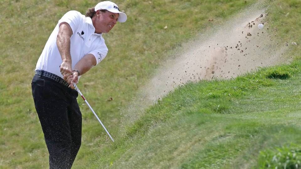 Phil Mickelson under en PGA-golfturnering i USA 16. august 2015. golf | Foto: Brynn Anderson/AP/POLFOTO