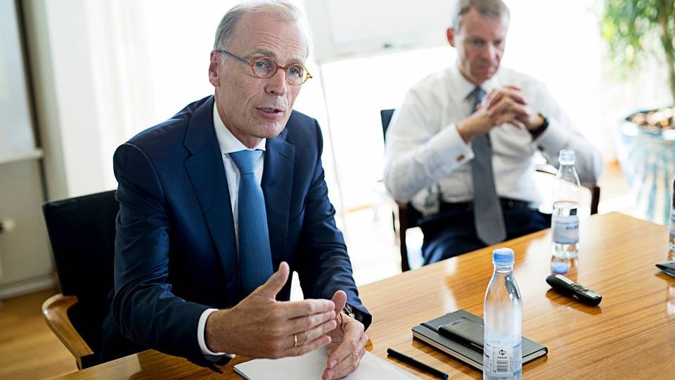 Topchef i Carlsberg, Cees 't Hart sidestiller mål for bæredygtighed med de finansielle. | Foto: Carsten Bundgaard/Jyllands-Posten