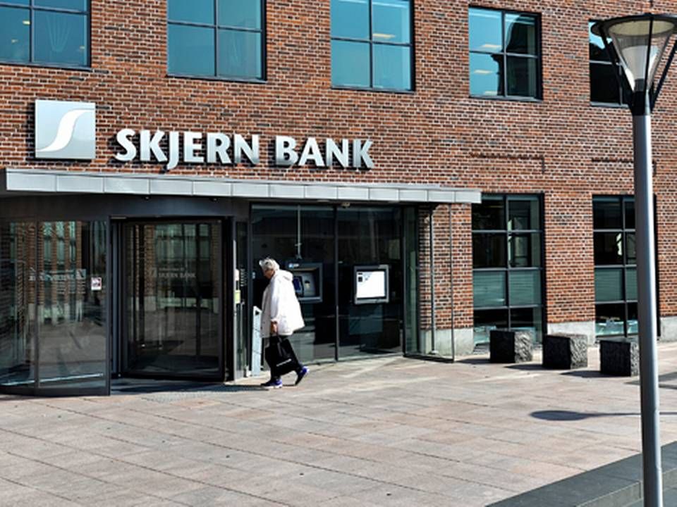 Skjern Bank kom ikke tilfredsstillende ud af første kvartal, mener banken selv. | Foto: Polfoto/ Ernst van Norde