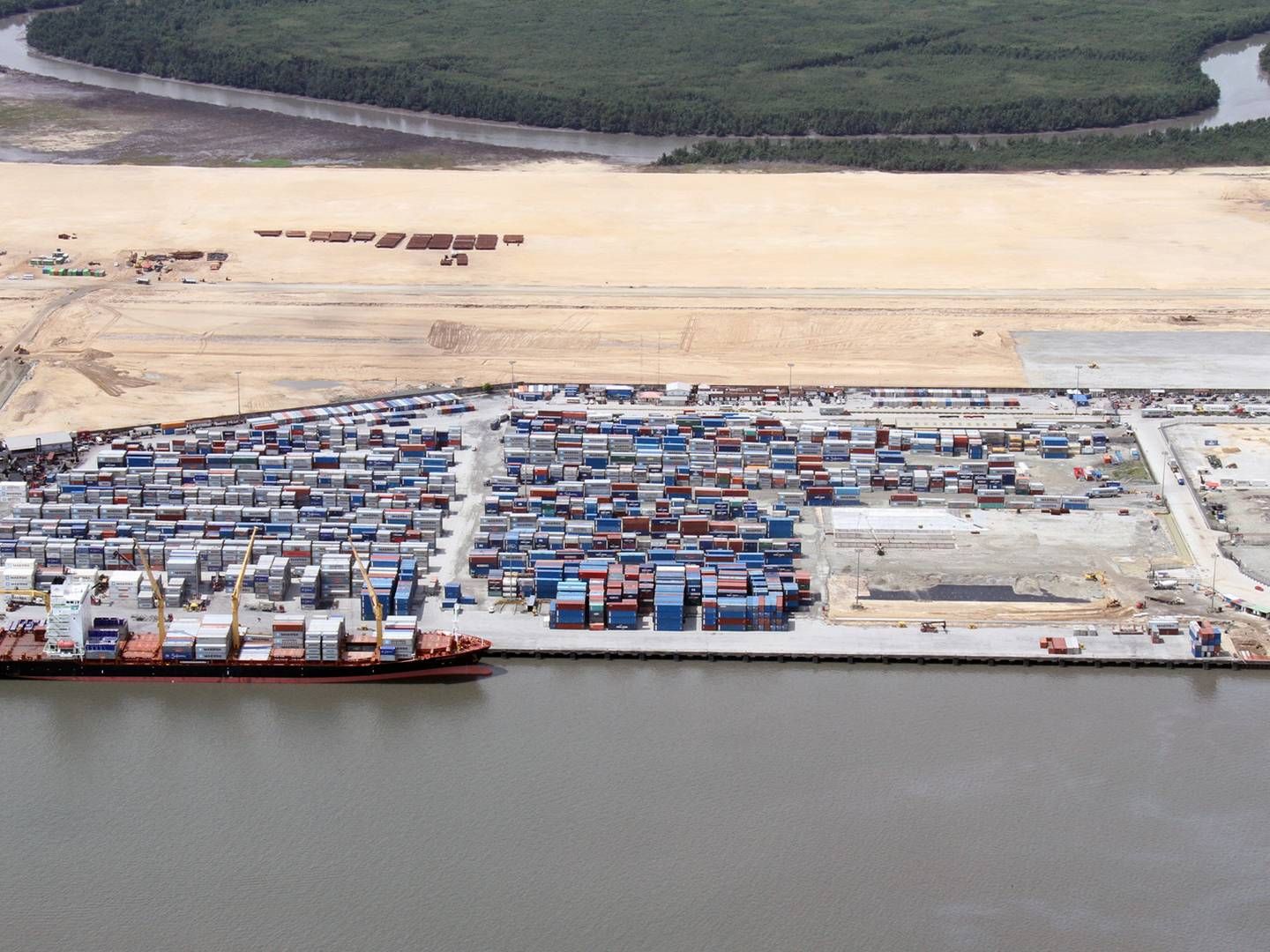 The port in Onne, Nigeria, where APM Terminals is present. | Photo: APM Terminas