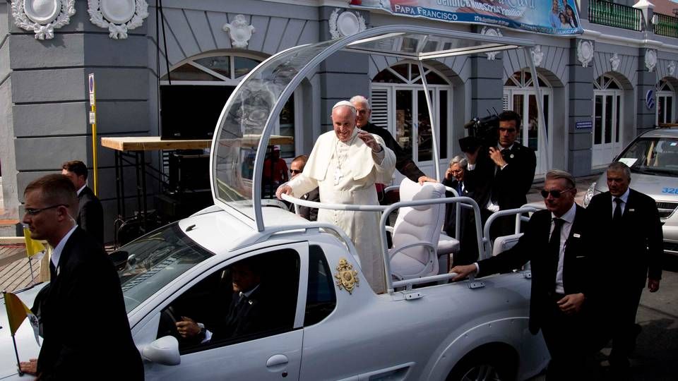 Pave Frans besøgte Cuba tidligere på ugen. | Foto: Eduardo Verdugo/AP/Polfoto