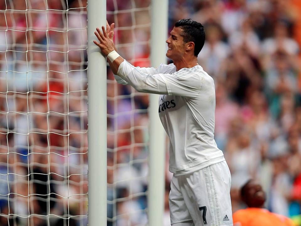 Cristiano Ronaldo i aktion for Real Madrid | Foto: Daniel Ochoa de Olza/AP/Polfoto