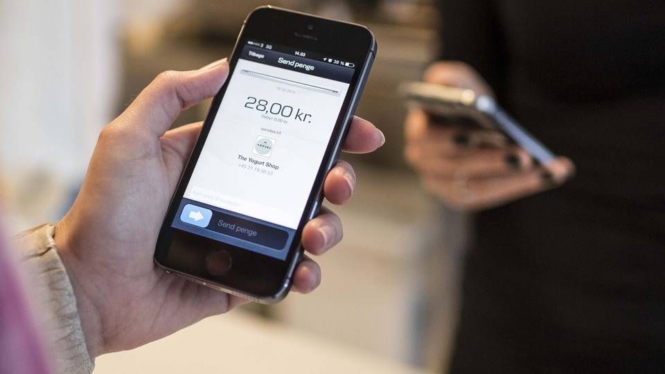 Mobilepay er en for kunderne gratis betalingsløsning, der forsøger at konkurrere med Nets' Betalingsservice. | Foto: Danske Bank
