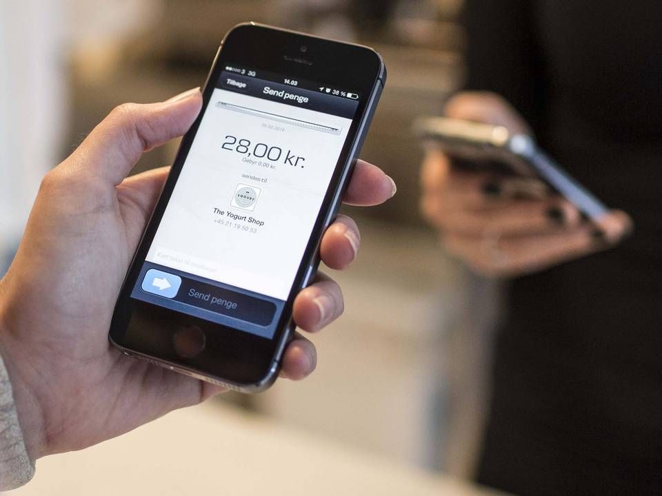 Mobilepay er en for kunderne gratis betalingsløsning, der forsøger at konkurrere med Nets' Betalingsservice. | Foto: Danske Bank