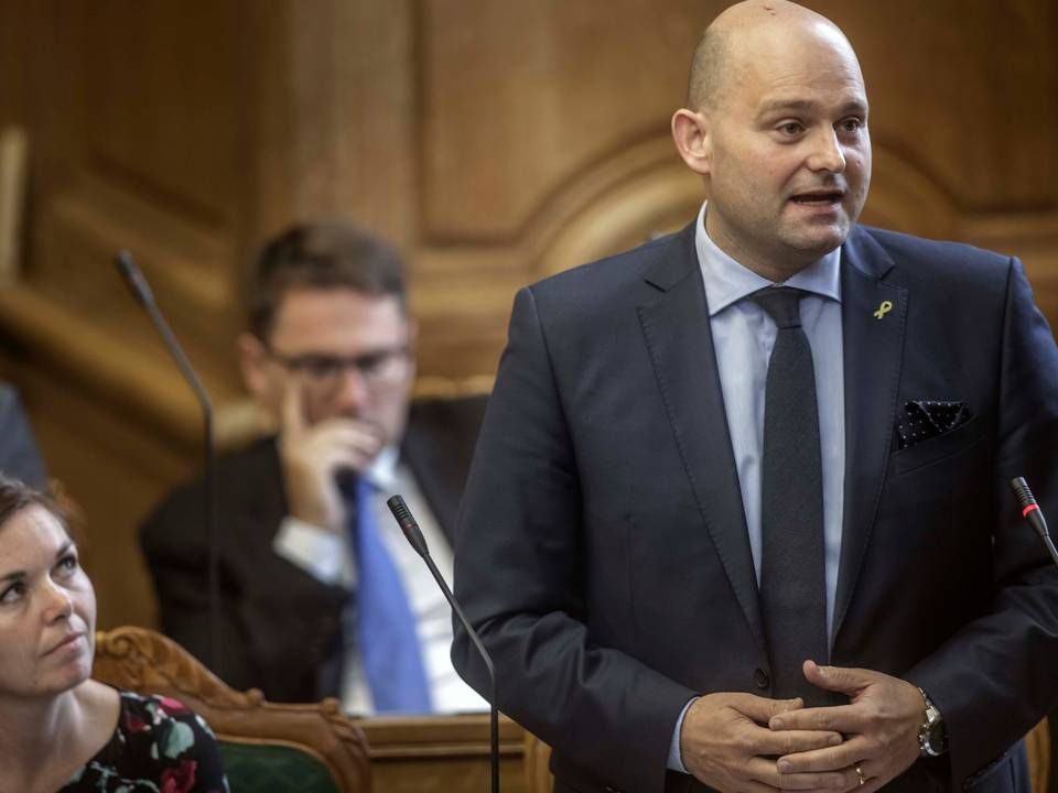 Justitsminister Søren Pape Poulsen (K), mener ikke, man bør idømme offentlige myndigheder bøder for at sjuske med persondata. | Foto: /ritzau/Mads Nissen