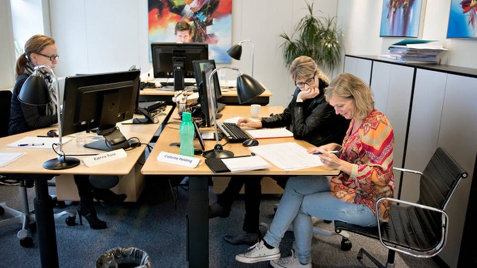 Medarbejdere i Nordea Liv & Pension. | Foto: Lars Krabbe