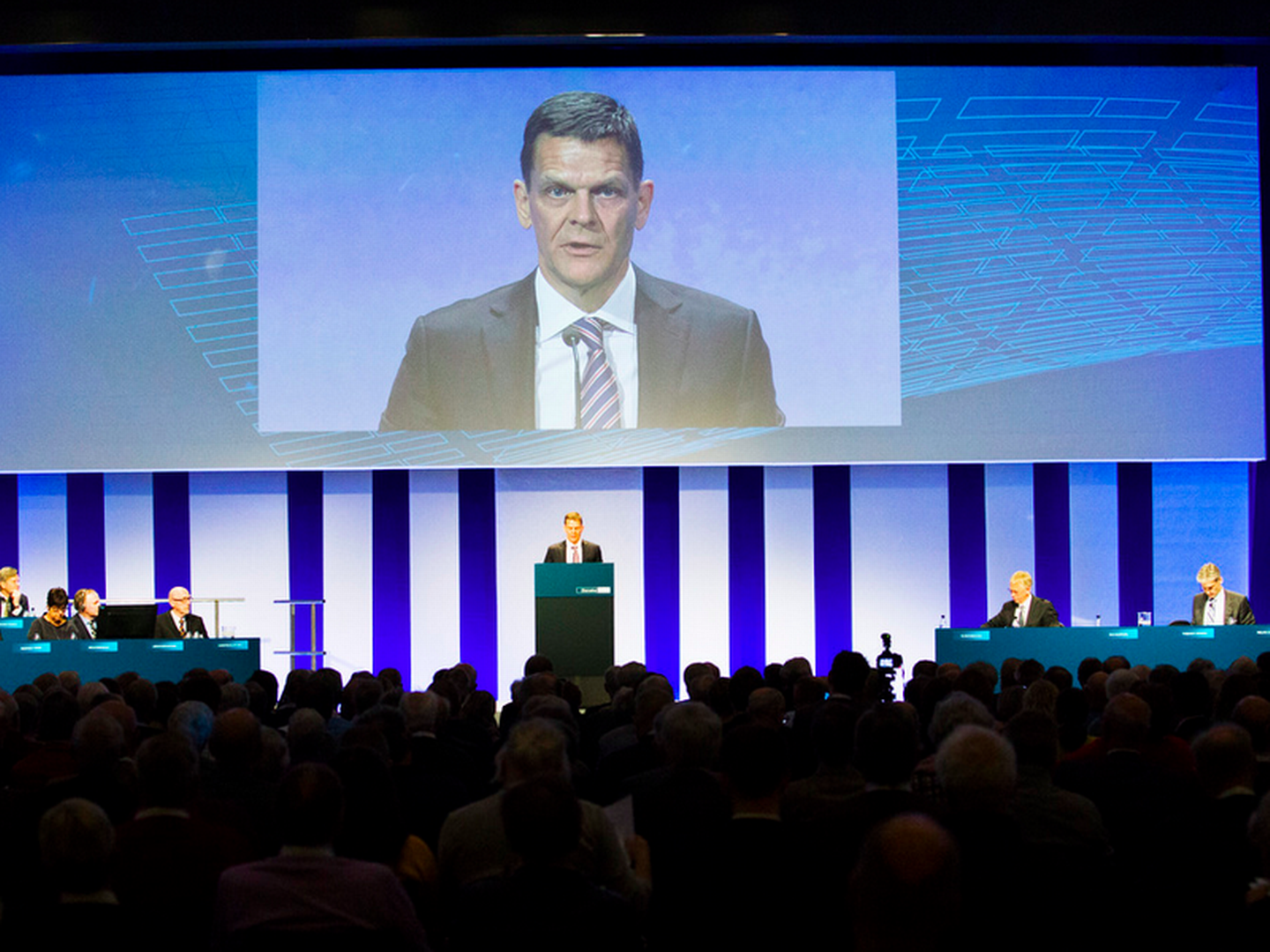 Ole Andersen, der her taler som bestyrelsesformand i Danske Bank, bliver Årets Bestyrelsesformand 2015. Prisen vinder han især for sit arbejde som formand for bestyrelsen i Chr. Hansen. Foto: Tobias Nørgaard Pedersen | Foto: Tobias Nørgaard Pedersen