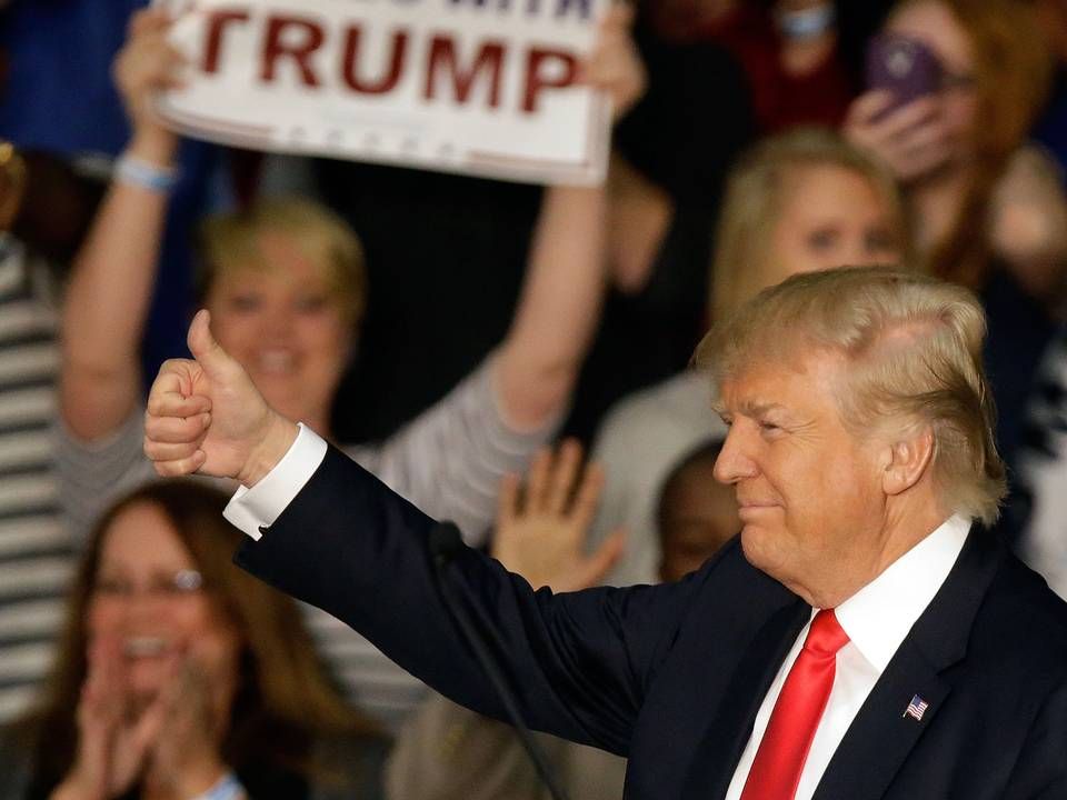 Donald Trump kæmper for tiden for at blive republikanernes næste præsidentkandidat. Hans kampagneslogan er 'Let's Make America Great Again'. | Foto: Seth Perlman/AP/Polfoto