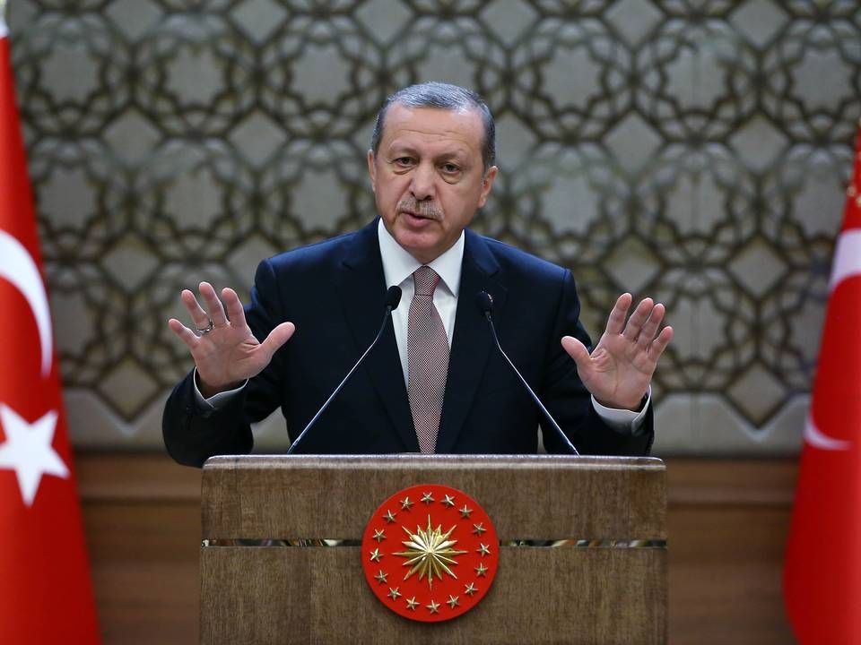 ATP har investeret i statsgæld udstedt af tyrkiets præsident, Recep Erdogan. | Foto: Kayhan Ozer/Polfoto/AP