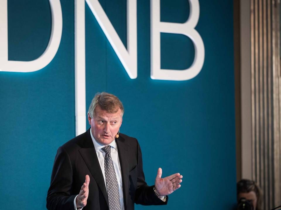 Rune Bjerke, CEO i DNB, på bankens kapitalmarkedsdag i London, november 2015. | Photo: PR-foto: Olav Mellingsæter/DNB
