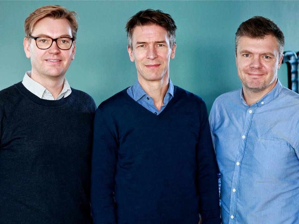 Fra venstre ses Palle Strøm, Martin Dalgaard og Nicolai Bo Hjeds | Foto: PR, Monday