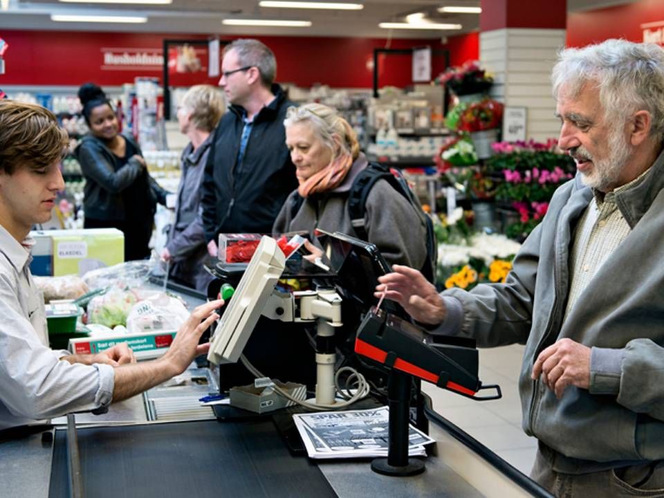 Danskerne har ca. 2.650 fysiske dagligvarebutikker rundt om i landet. | Foto: Lars Krabbe/Polfoto/Arkiv