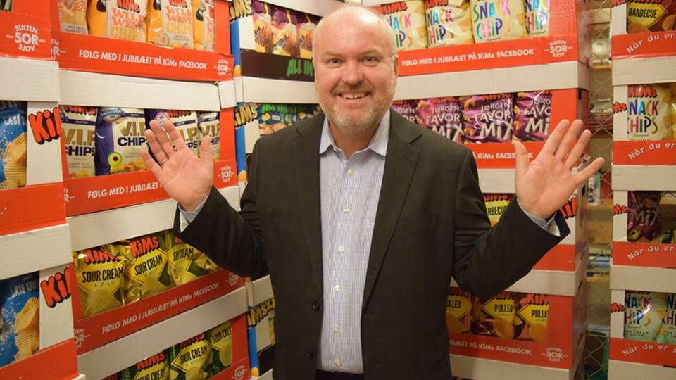 Lars Hørlyck Christensen er marketingdirektør hos Confectionery & Snacks Danmark – tidligere Kims | Foto: Kims/PR