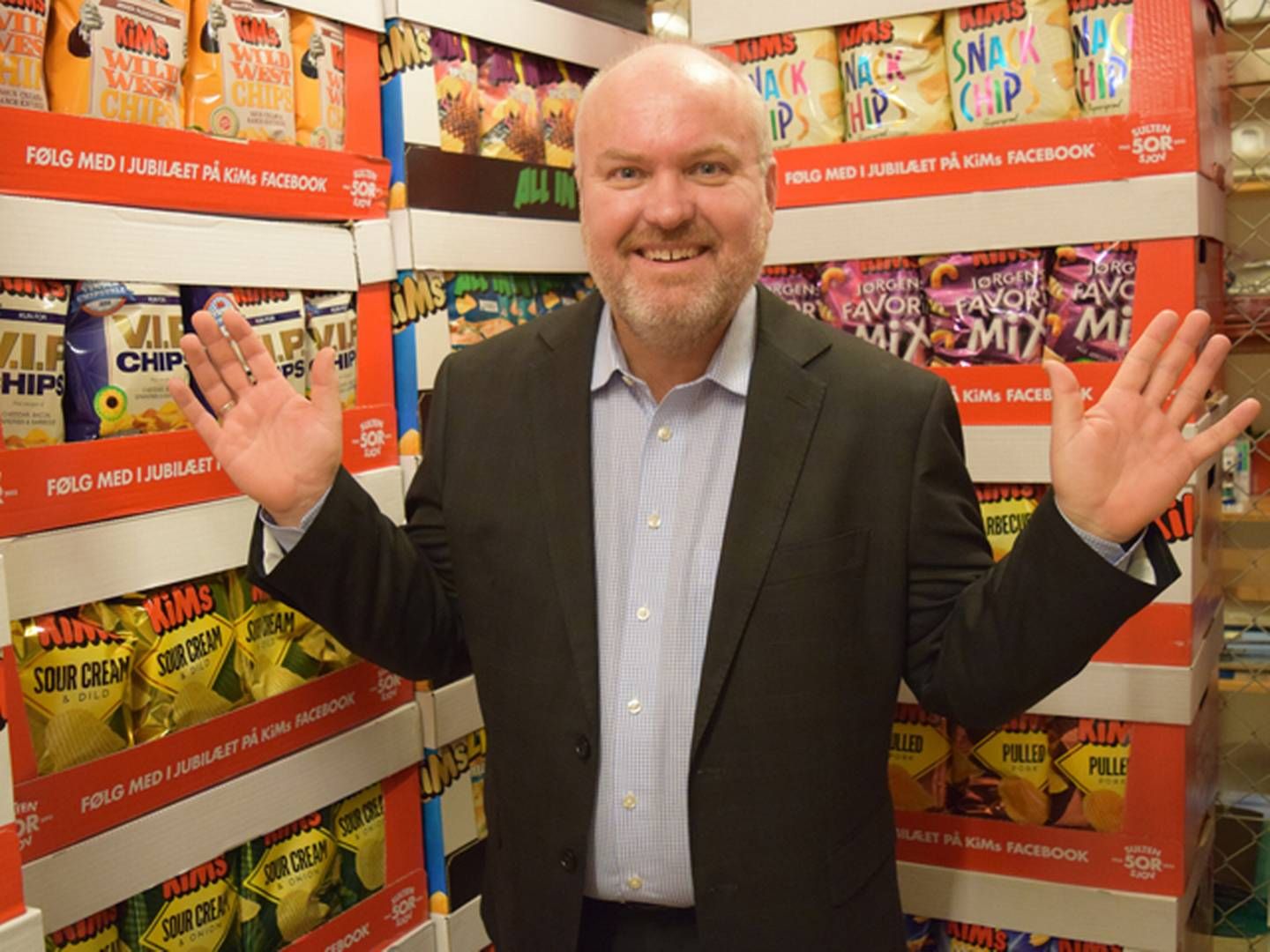 Lars Hørlyck Christensen er marketingdirektør hos Confectionery & Snacks Danmark – tidligere Kims | Foto: Kims/PR
