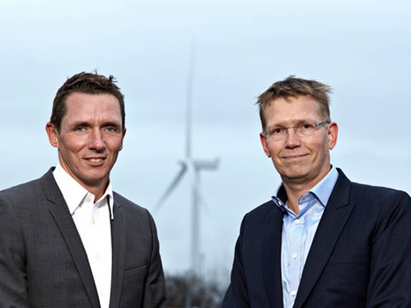 Bestyrelsesformand i All NRG Peter Thorlund Haahr (tv) og den kommende direktør Ken Sørensen.