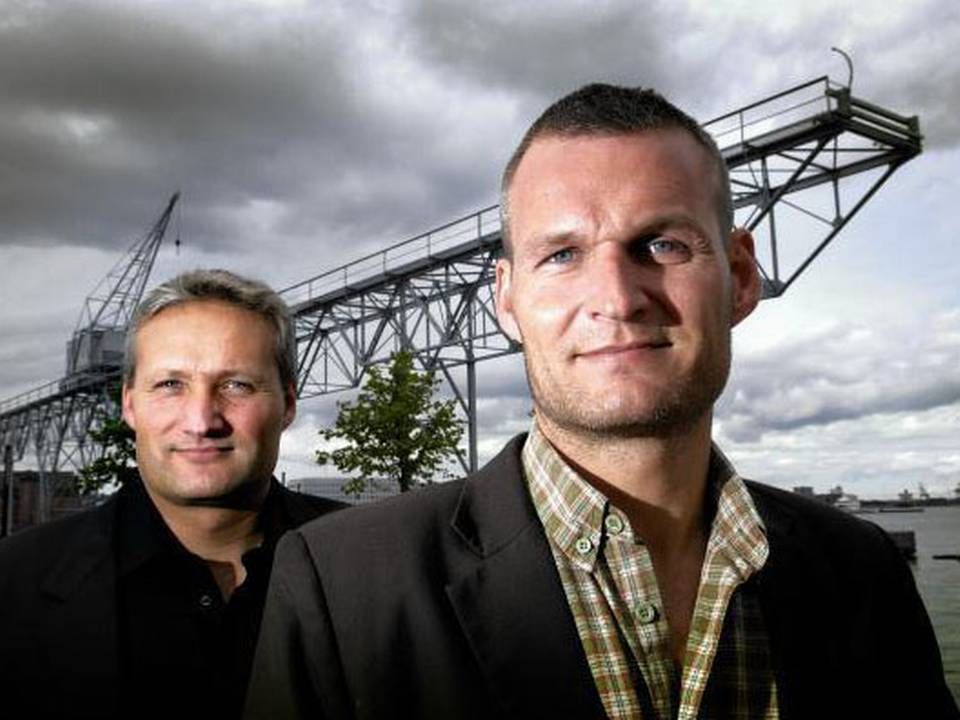 Søren Alminde og Jens (th) Alminde er grundlæggere af Euroinvestor | Foto: BO SVANE/POLFOTO