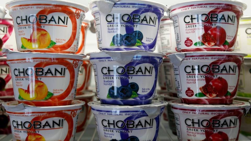 Amerikanske Chobani er en af de mange mejerivirksomhedder, der i dag fremstiller og sælger græsk yoghurt. | Foto: Mike Groll/AP/POLFOTO/arkiv