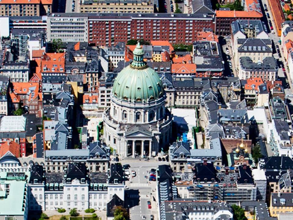 Luftfoto af København. | Foto: Ritzau Scanpix/Janus Engel