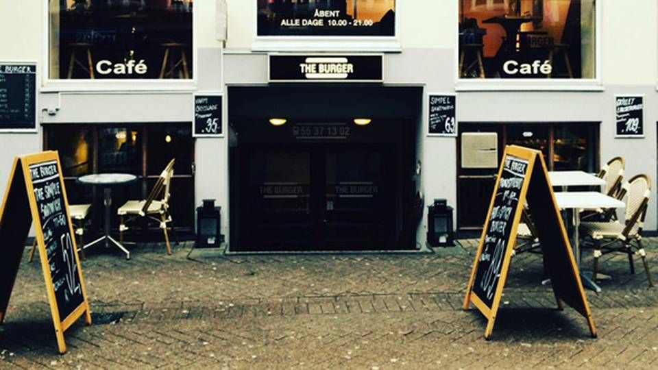 The Burgers logo, med ordet 'burger' klemt sammen mellem to streger, skal selvfølgelig giv associationer til en burger. Her er det restauranten i Odense. Foto: PR. | Foto: PR